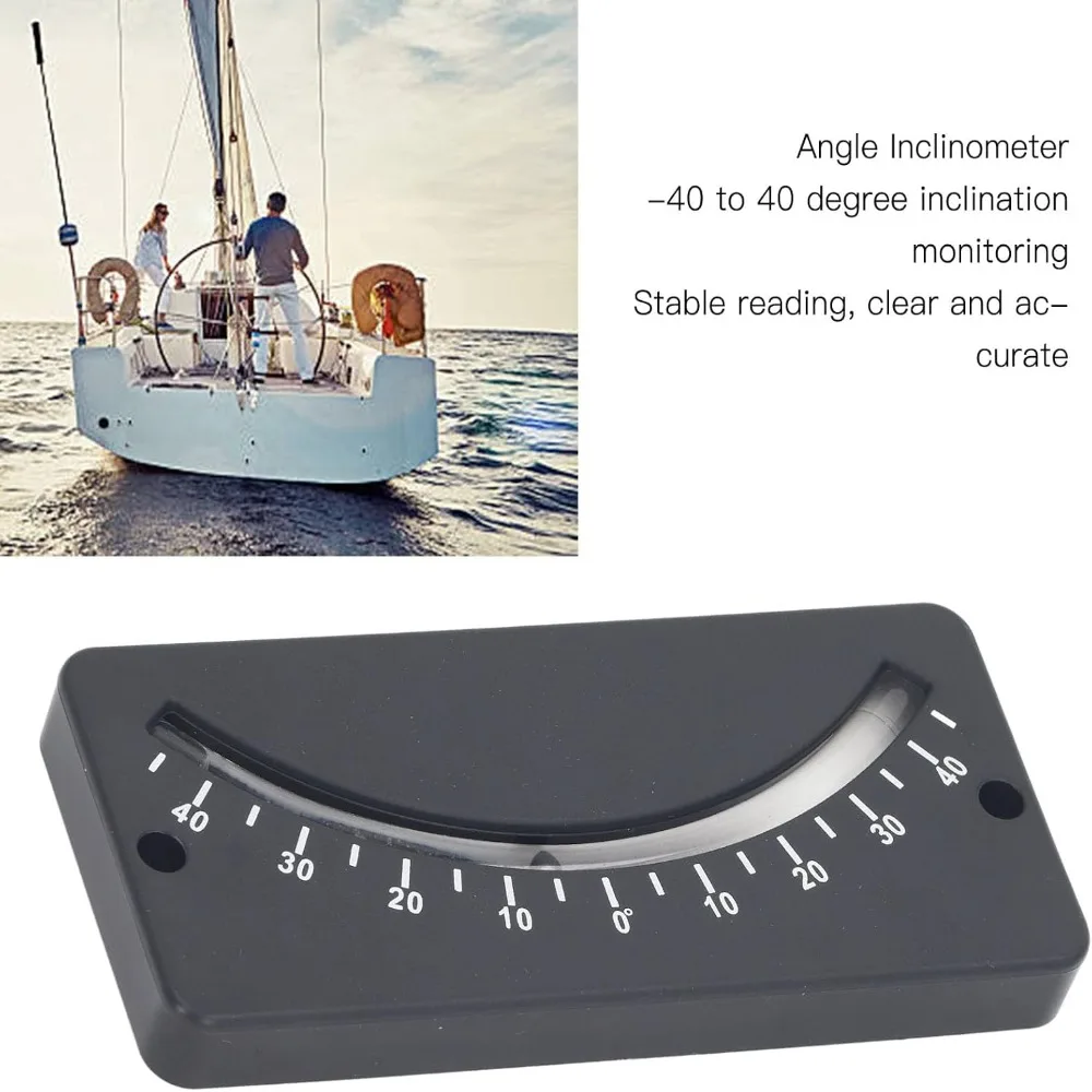 -40 to 40 Degree Range Tube Clinometer Damping Liquid Scratch Resistant Bike Inclinometer Portable ABS Slope Meter