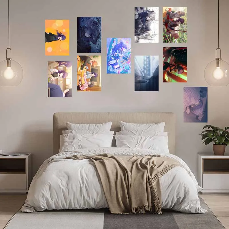 10/30PCS PJSK Asahina Mafuyu Posters and Prints Home Wall Art Painting Pictures Bedroom Dorm Decor Mural Collage Kit Cards Gifts