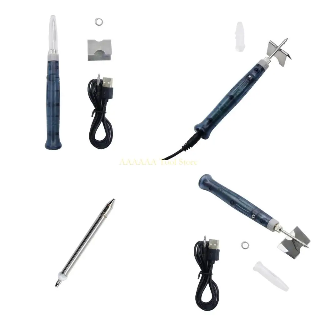 A2BE Convenient USB 8W Soldering Iron Heating Tool for Active Electronic Repairs