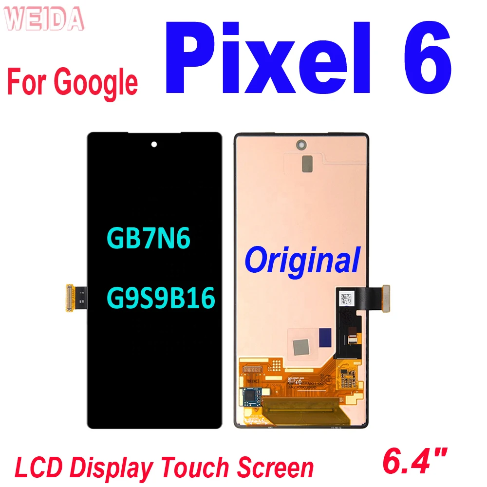 LCD For Google Pixel 6 GB7N6 LCD Display Touch Screen Assembly For Google Pixel 6A Pixel 6 Pro 6Pro GLUOG LCD Replacement Parts