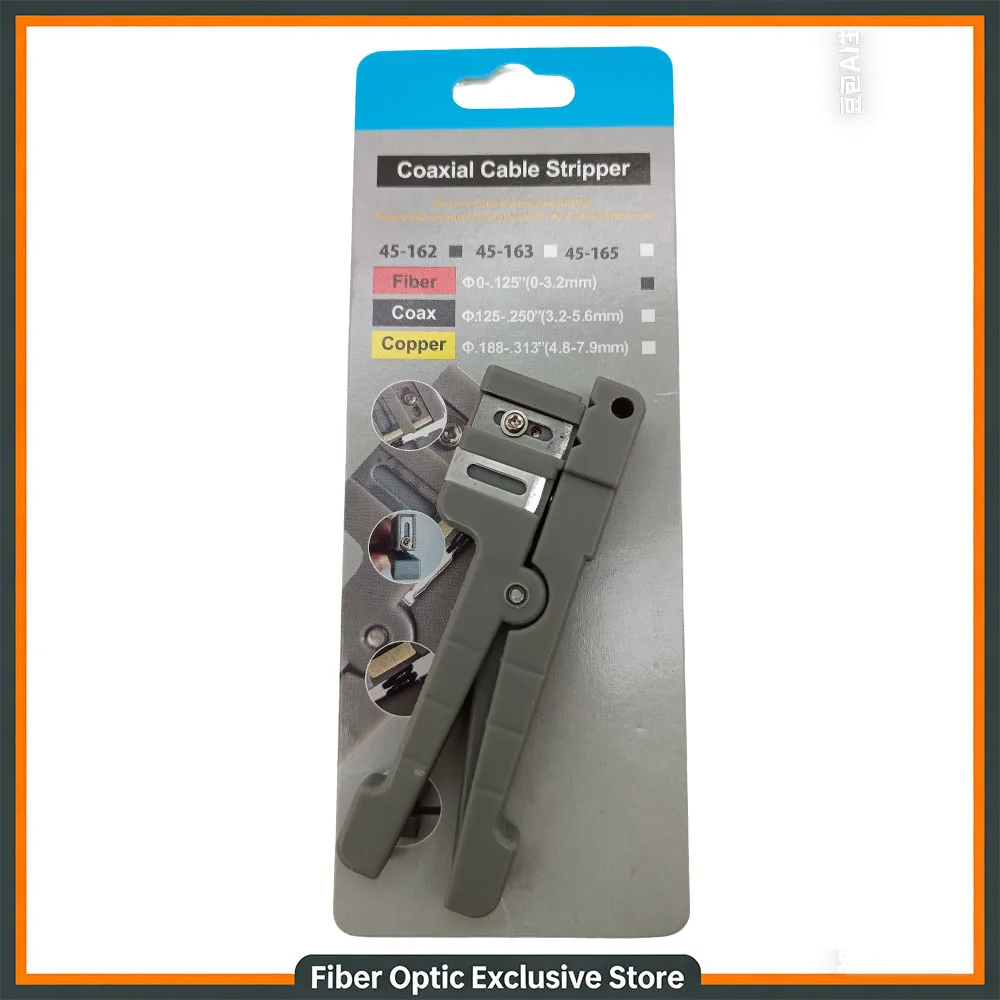 Dénudeur de câble Coaxial de Fiber optique pour cavalier de Fiber optique, Fiber de queue, dénudeur de câble de couteau d'épluchage de Tube lâche de Fiber optique nue