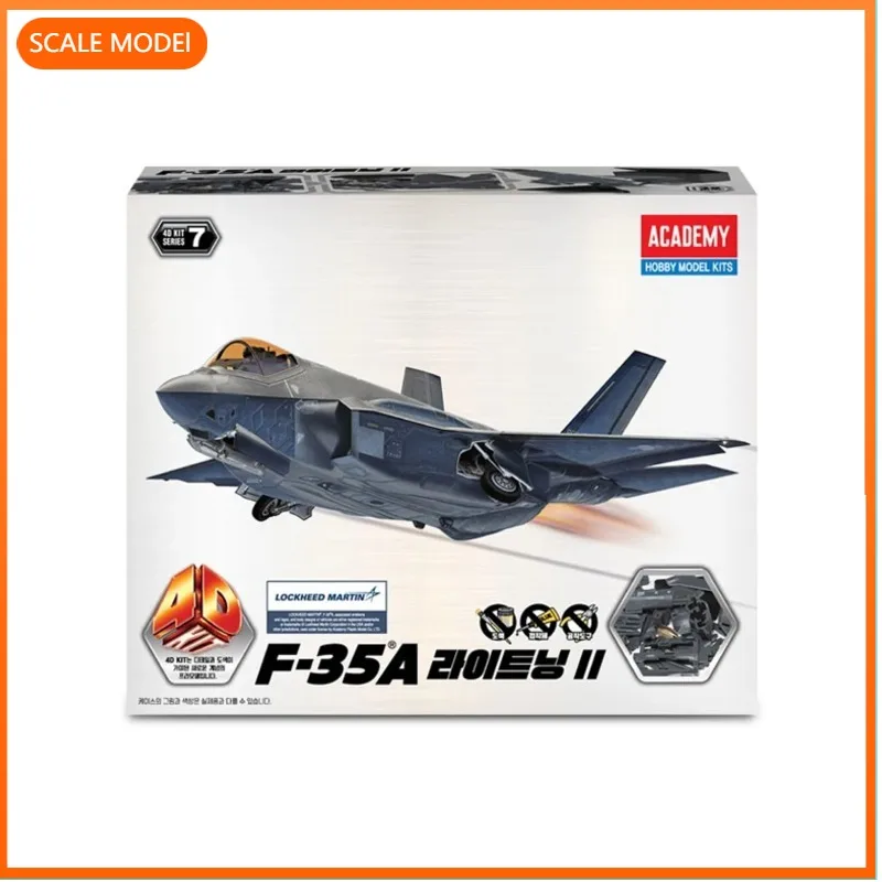 Academy model building kits glue-free pre-painted 15406 F-35A Lightning II Fighter,for birthday toys, collectible gifts