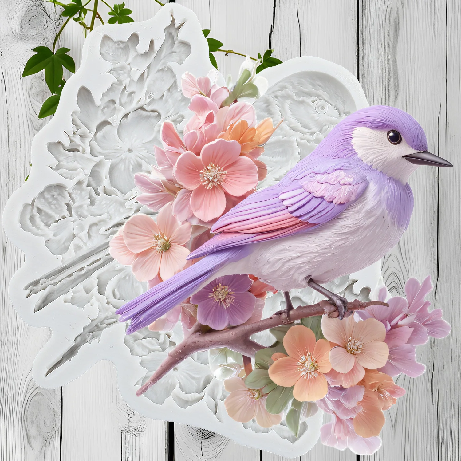 Bird Silicone Molds Fondant Cake Decorating Tools Cupcake Topper Chocolate Candy Sugar Craft Gum Paste Polymer Clay