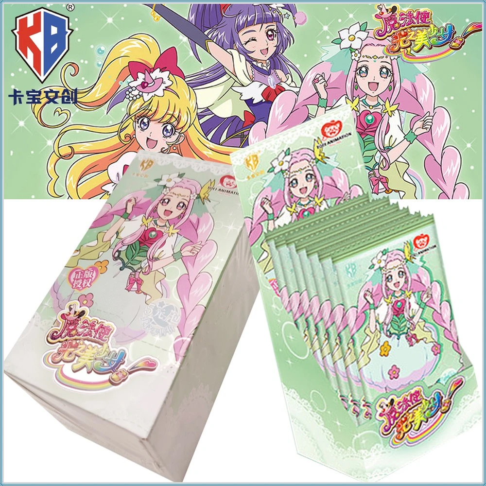Genuine Kabao Maho Girls Precure Collection Cards Miracle Magical Shining Stars Exquisite Picture Puzzle Cards Birthday Gifts