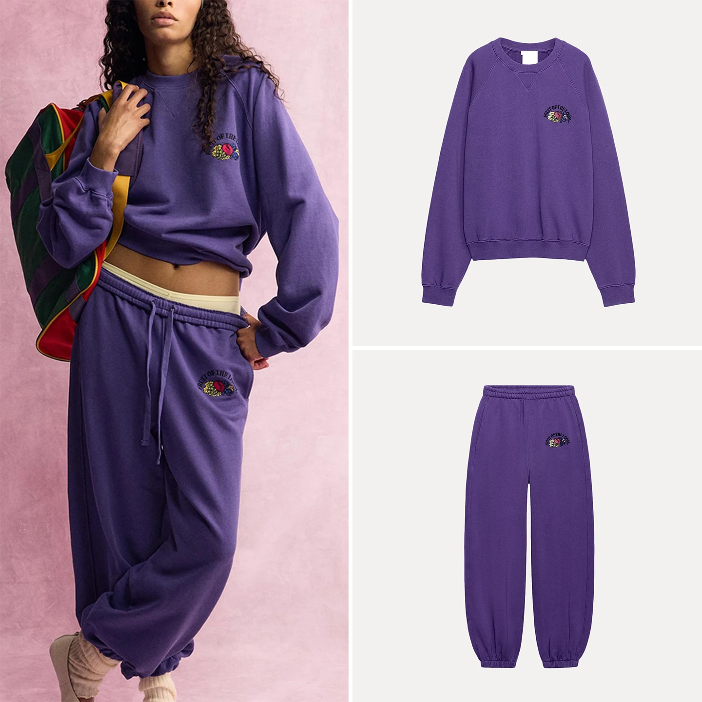 Women's Fashion Sweatshirt Set Long Sleeve round Neck Washed Joggers mid Waist Autumn 2026 New Arrival Chinese Brand Zadata