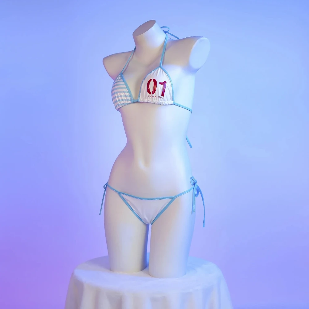 

Anime 2026 Mini Underwear Backless Bandage Nightwear Cartoon New Bikini Set Japanese Cute Cosplay Costume Swimsuit rgfdfdd3