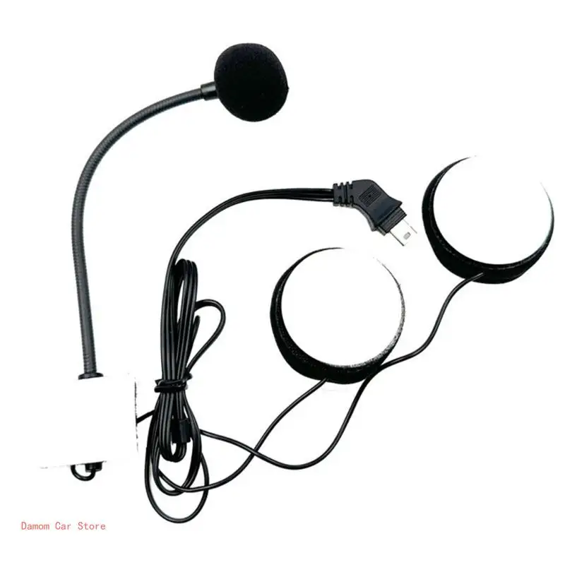 Interphone casques haut-parleur embout intégré microphone écoute