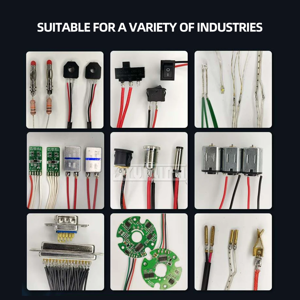 Semi-automatic soldering machine foot-operated soldering station electric iron circuit board USB plug soldering machine solder