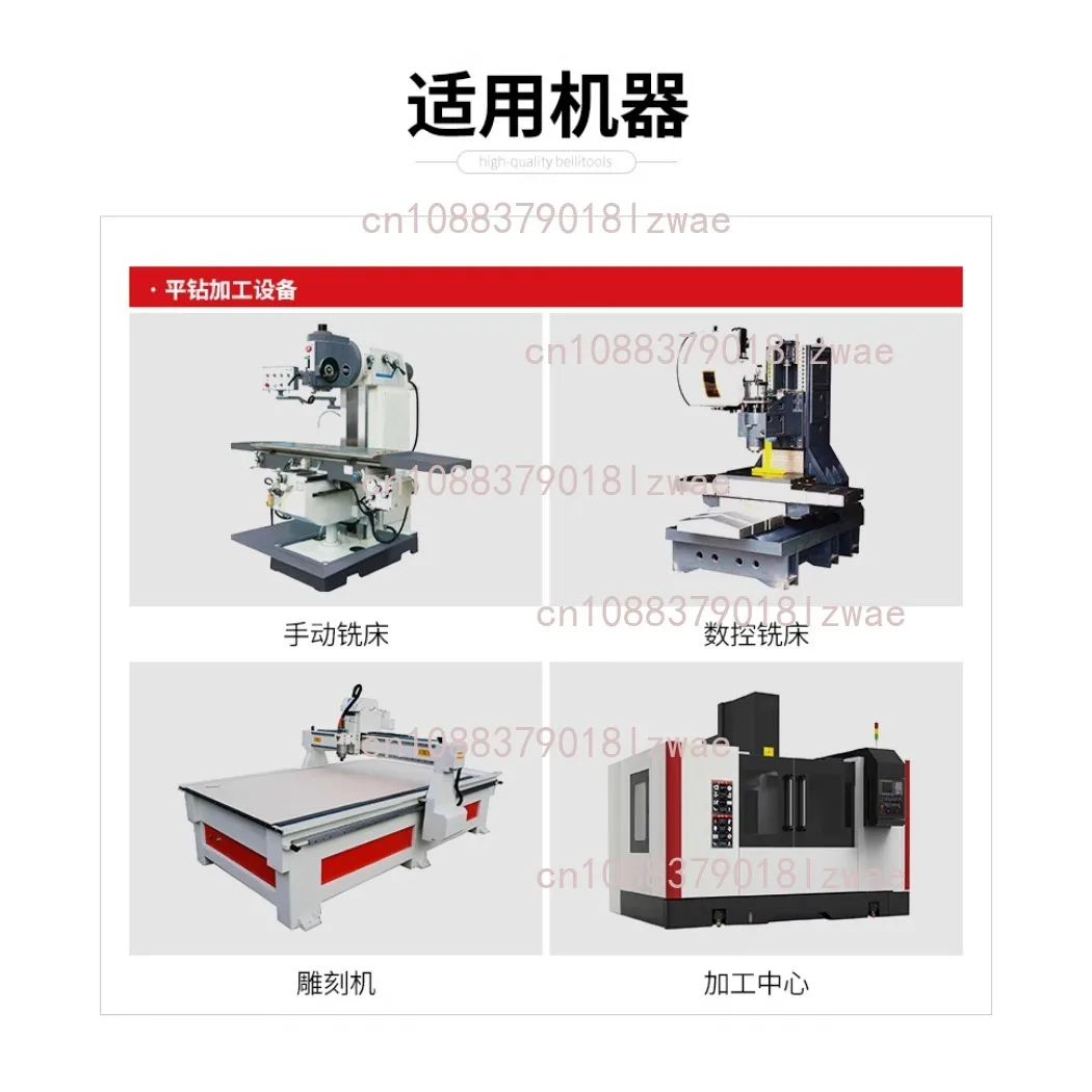 1PC 3-20mm High Speed Steel Carbide End Mill Machine Four-flute End Mill CNC Milling Cutter for Bench Drill Milling Machine