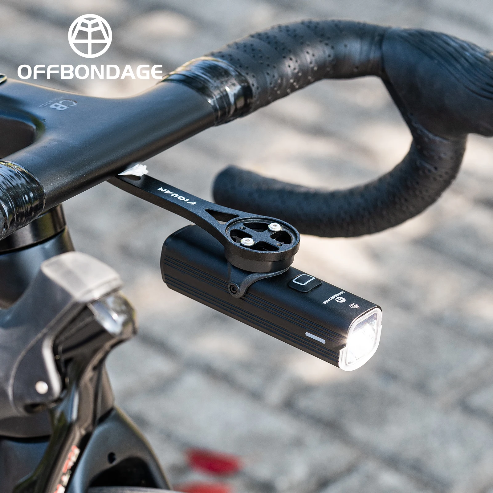 OFFBONDAGE Bicycle Light 1000 LM Quick Release  Aluminum Alloy Headlight Night Lighting USB Charging Waterproof Cycling Light