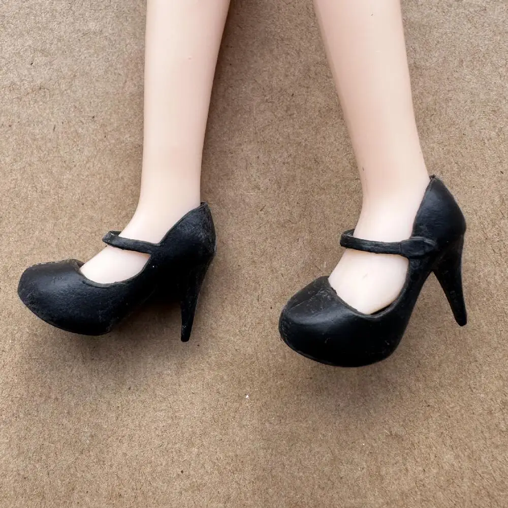1/6 Maßstab Licca Puppenschuhe DIY High Heels & Flachsohlen Deko-Spielzeug für Puppenzubehör – Detail 2