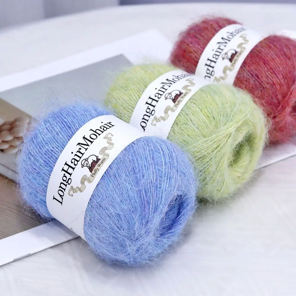 100g/set Alpaca Mohair Yarn for Hand Knitted Sweaters Hats Scarfs Shawls Gloves Socks DIY Soft Comfortable Skin Friendly Thread view 5