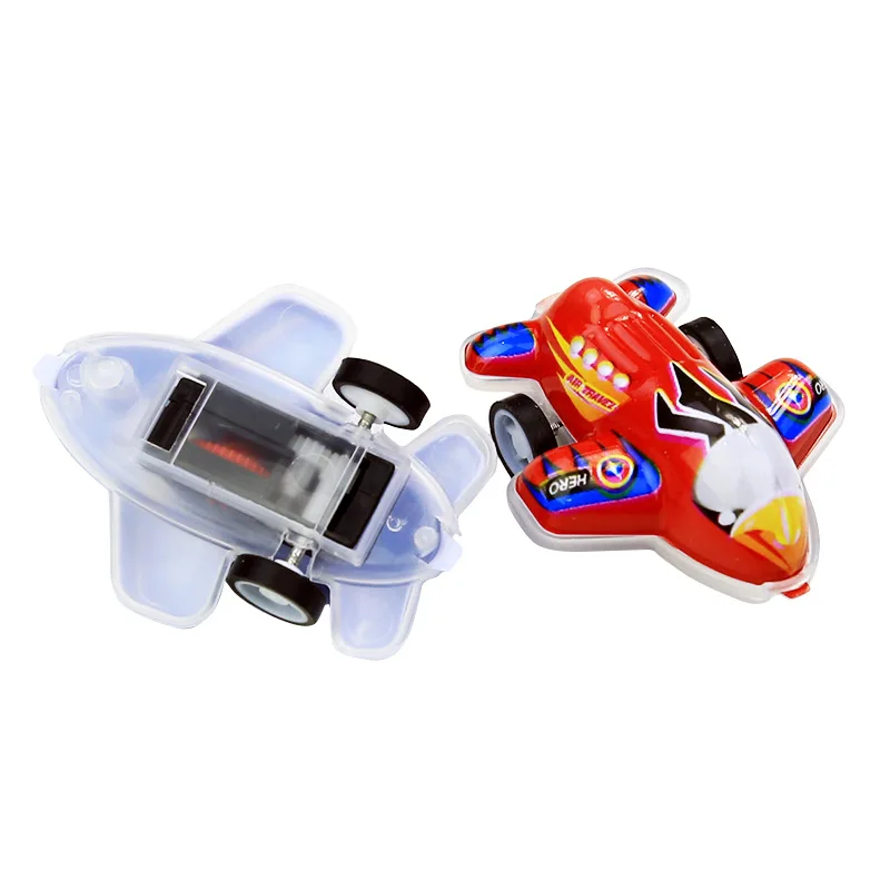 2Pcs Random Cartoon Mini Pull Back Plane Toy Creative Kids Birthday Party Favor Classic Toys Cars Series Inertial Power Vehicle