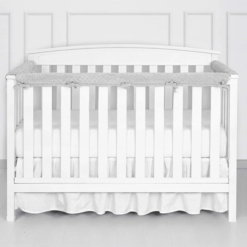 J15U 3 قطعة لينة سرير بيبي حاجز الحشوات مجموعة سلامة الطفل الوفير سرير الطفل حواف الحرس لينة التفاف عالية مرونة الإسفنج الحديثة #4