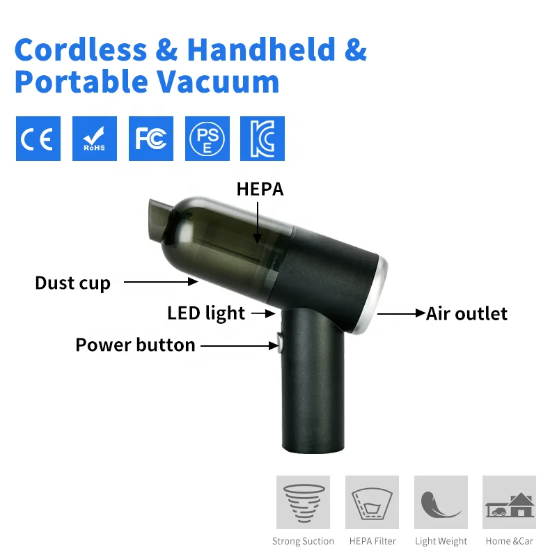 Mini Vacuum Cleaner Office Desk Handheld Vacuum Cleaner Portable Small Vacuum Cleaner