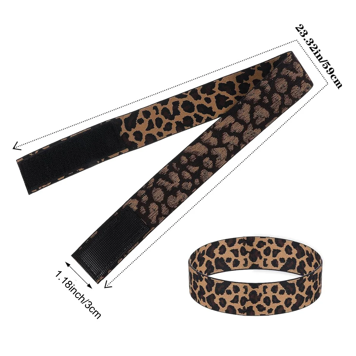 5 pçs perucas banda para bordas derreter banda para peruca de renda ajustável adesivo mágico borda slayer banda 3cm largura elástico