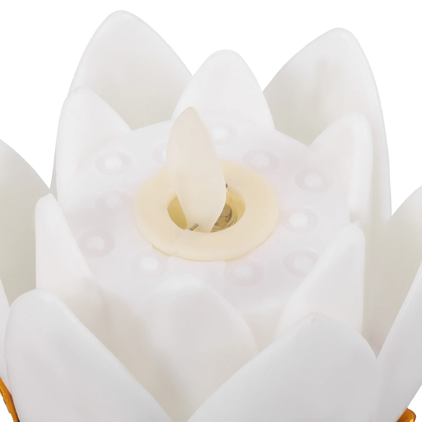 

1 set Lotus Lamp Ornament Decorative Led Incense Stick Flameless Night Light Electronic Burner Simulation Lotus