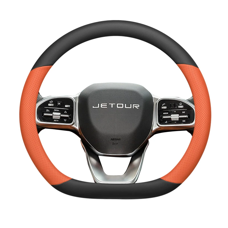 

For Jetour X70 Plus 2023-2025 Steering Wheel Cover Ultra-Thin Anti-Slip Sweat Absorbing Four Season Universal Car Accessories