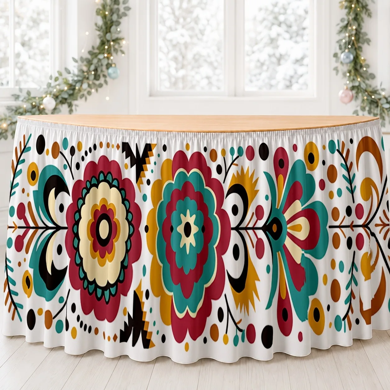 Kitchen, office, conference table, event table skirt, party table skirt decoration, household table skirt, best gift