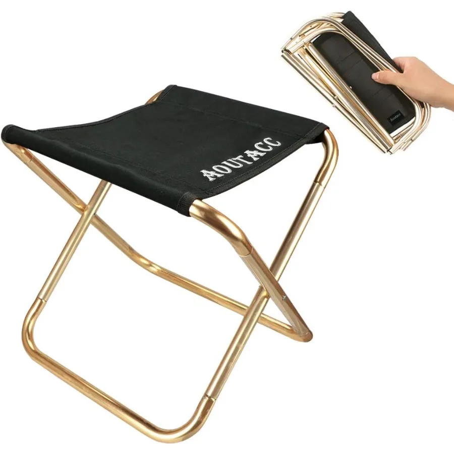 Ultralight Portable Folding Camping Stool for Outdoor Fishing Hiking Backpacking Travelling in Multiple Sizes XL:13x14x15 Large