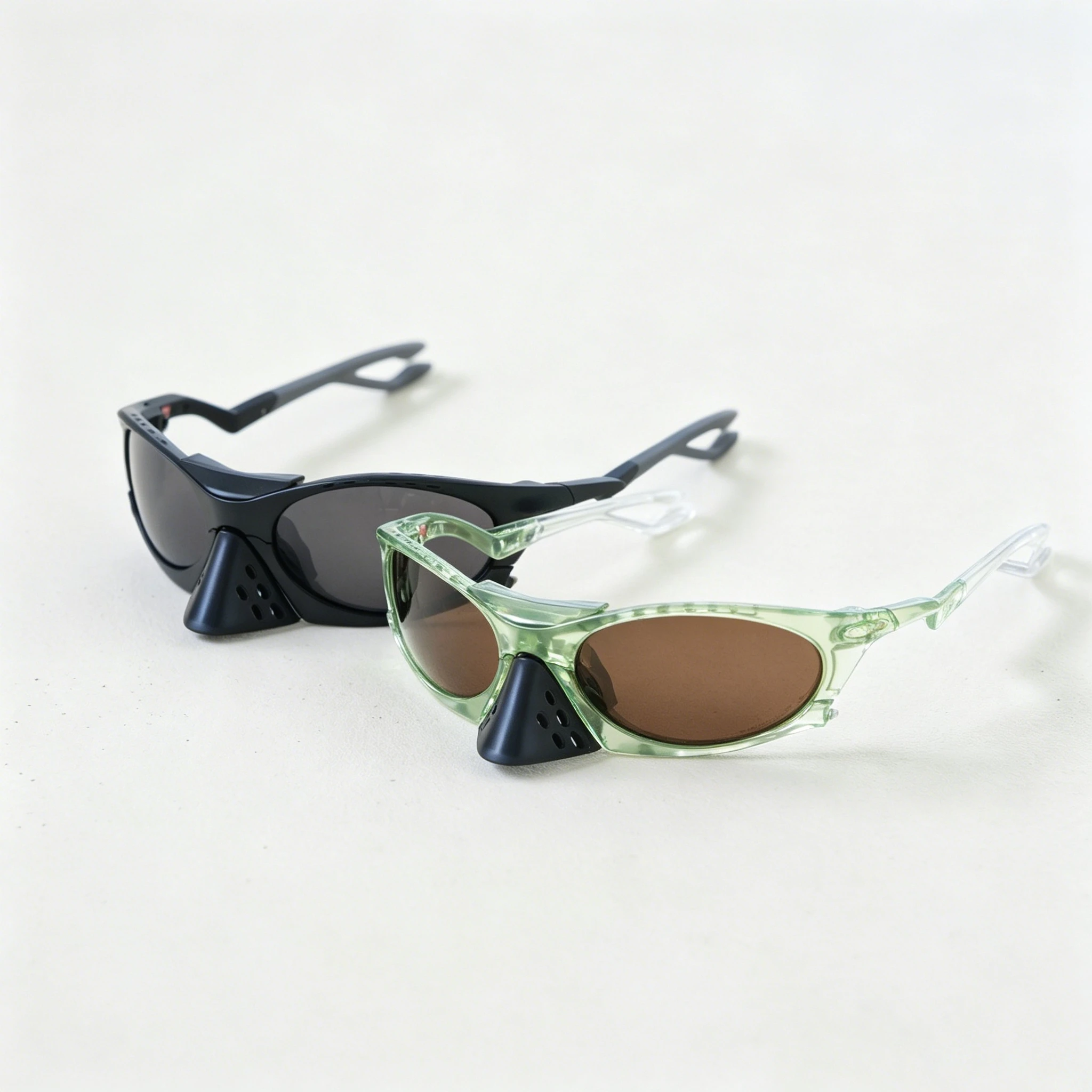 

Retro Skiing Sports Punk Glasses Running Outdoor Mountaineering Cycling Goggles Fishing Camping Anti-Glaring Sunglasses