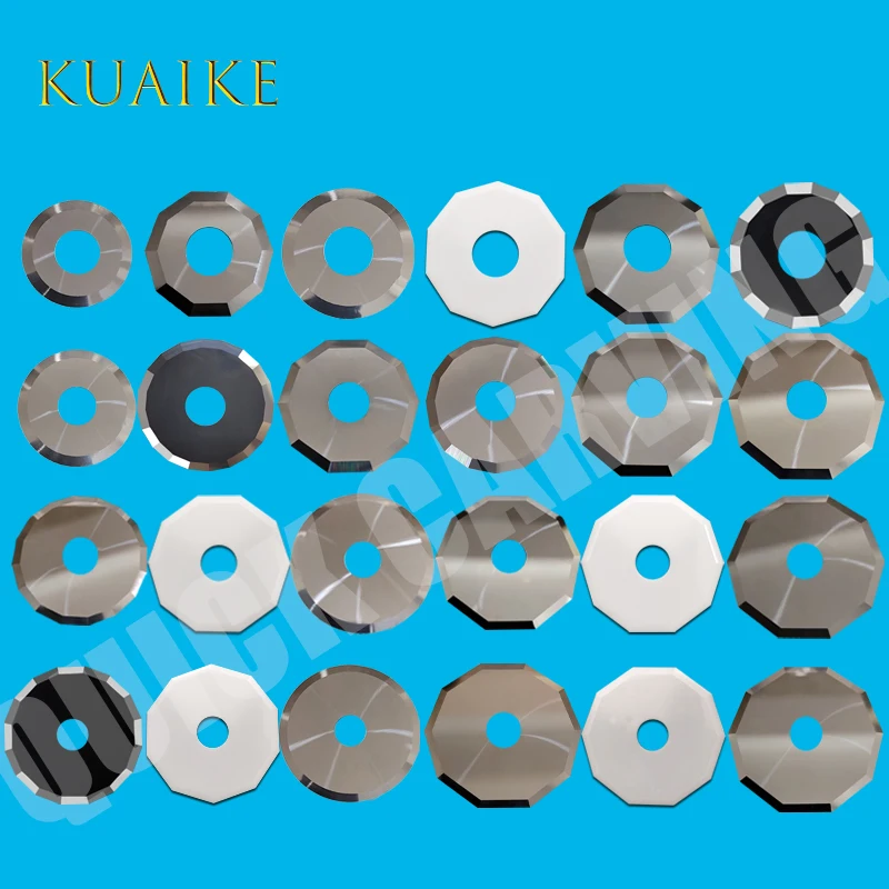 

10PCS Carbide Tungsten Steel Circular Knife Ceramic Router Cutting Blade JWEI AOL RZCUT AOKE IECHO ZUND JINDEX ATOM EMMA Comelz