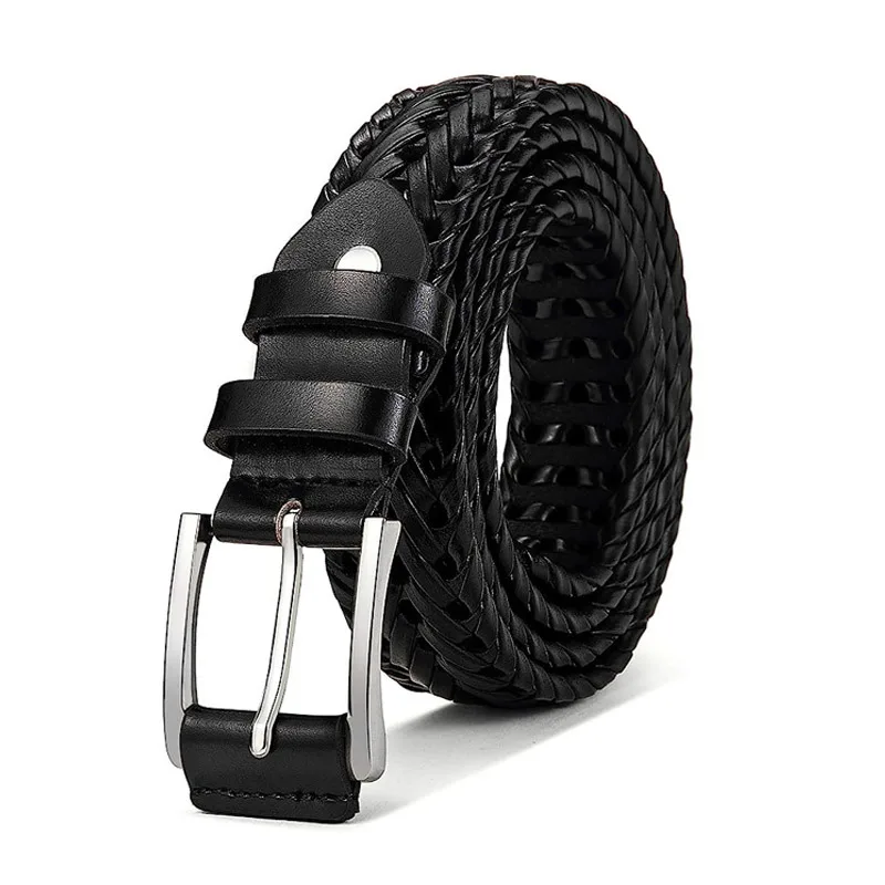 Herrengürtel, lässig, sportlich, hohl, gewebter Bund, Jeansbund, Geschenk für Papa oder Freund – Detail 9