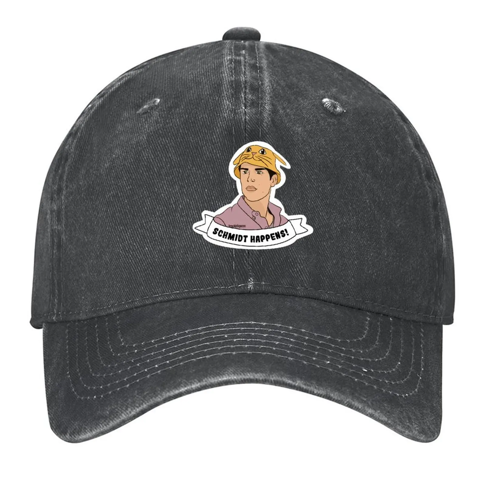 

Schmidt happens Baseball Cap Vintage hiking hat Big Size Hat Military Cap Man Ladies Men's