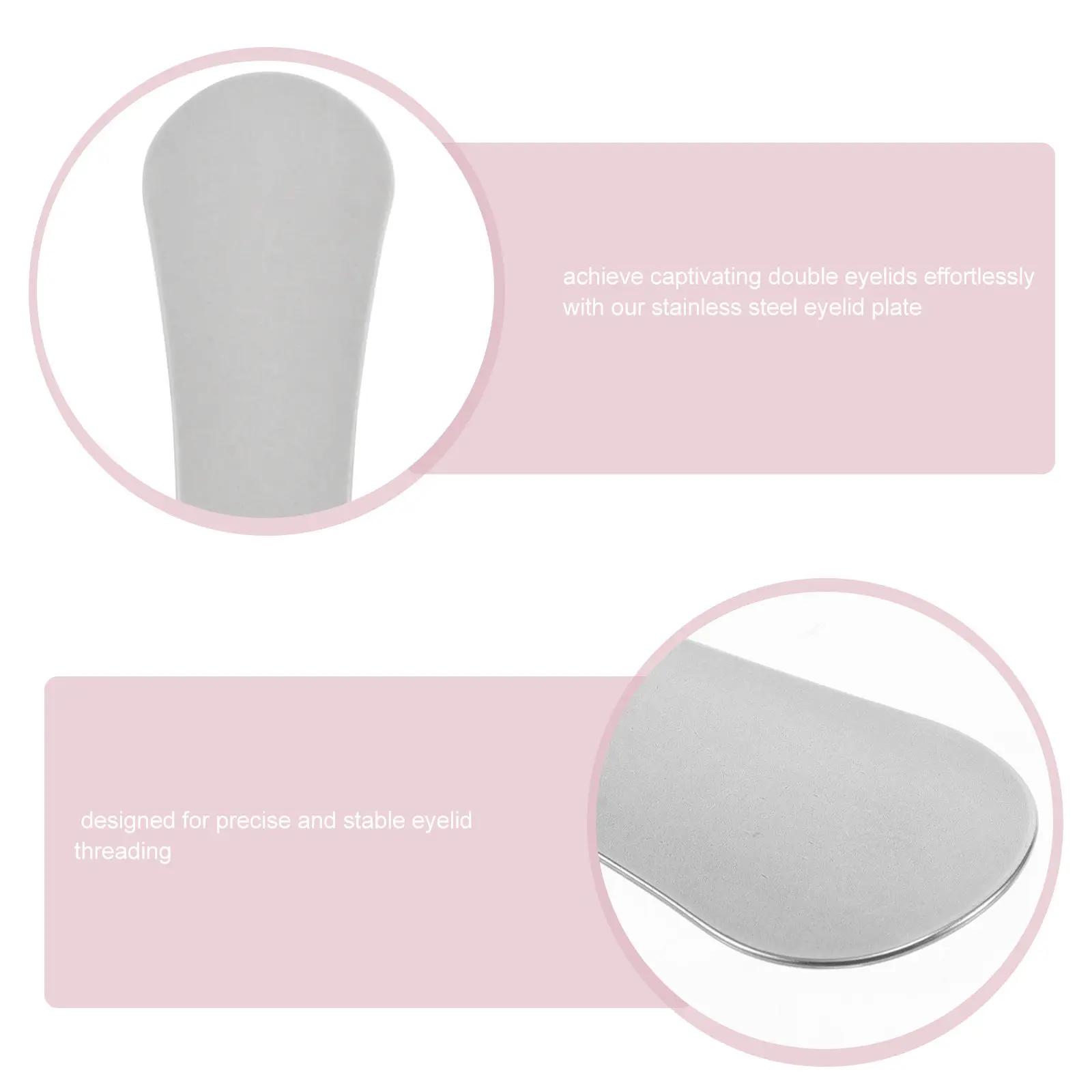 Stainless Steel Eyelid Plate Stable Eyelid Shield Eyeliner Washing Guard Salon Protection Makeup Accessory Makeup Tools