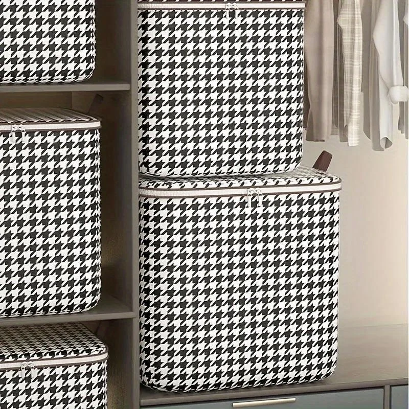 Foldable storage box Quilt Clothes Storage Bag Big Capacity Blanket Sorting Bags Dustproof Closet Under-Bed Storage Organizer