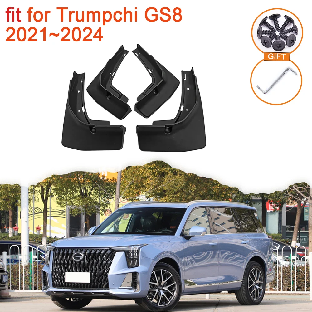 

Mudflap for Trumpchi GS8 II 2021 2022 2023 2024 Accessories Car Front Wheel Mudguard Splash Auto Front Mud Guard MudFlaps Parts