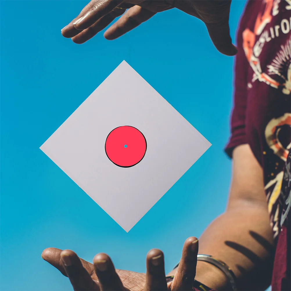 

20Pcs 7-Inch Vinyl Record Wrapping Bags Simple Practical Design Maximum Protection Against Dust Dirt Stains Scratches