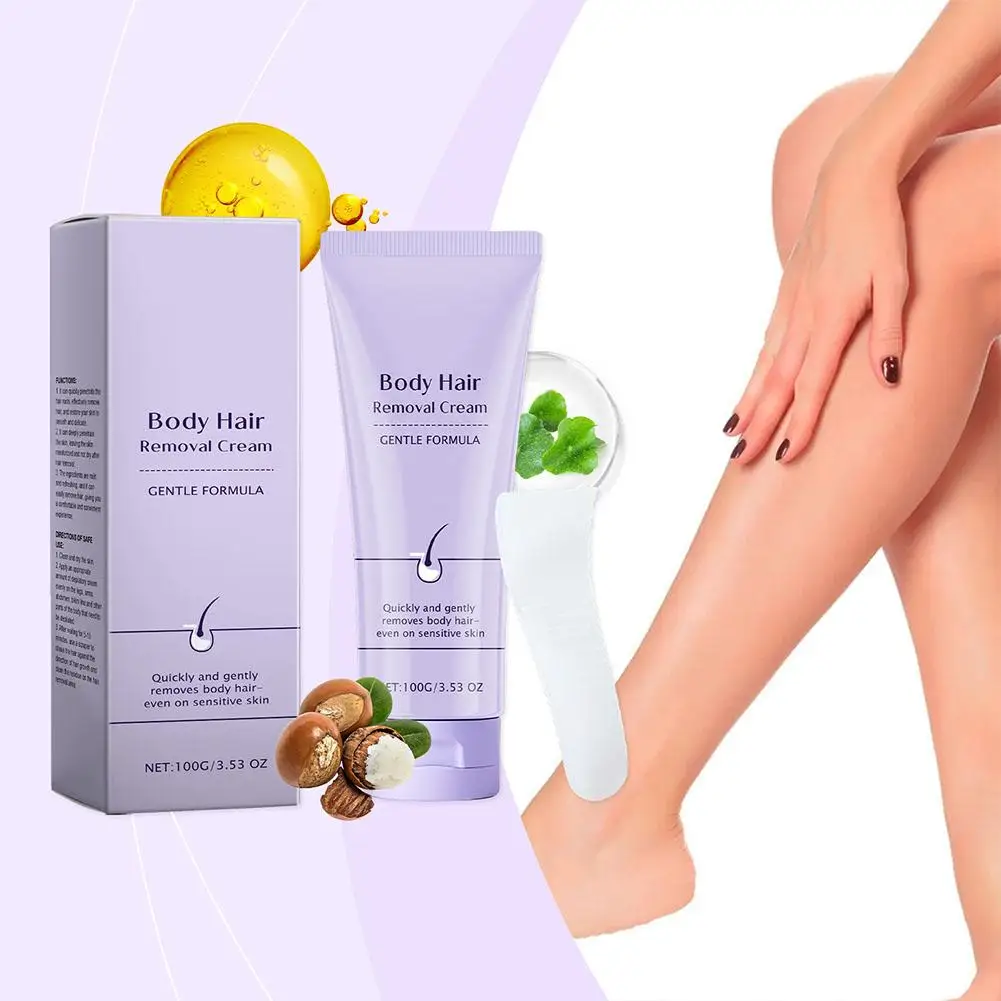 Hair Removal Cream Fast Painless Hair Growth Inhibitor Arm Armpit Legs Intimate Areas Peach Fuzz Remover For Men Woman