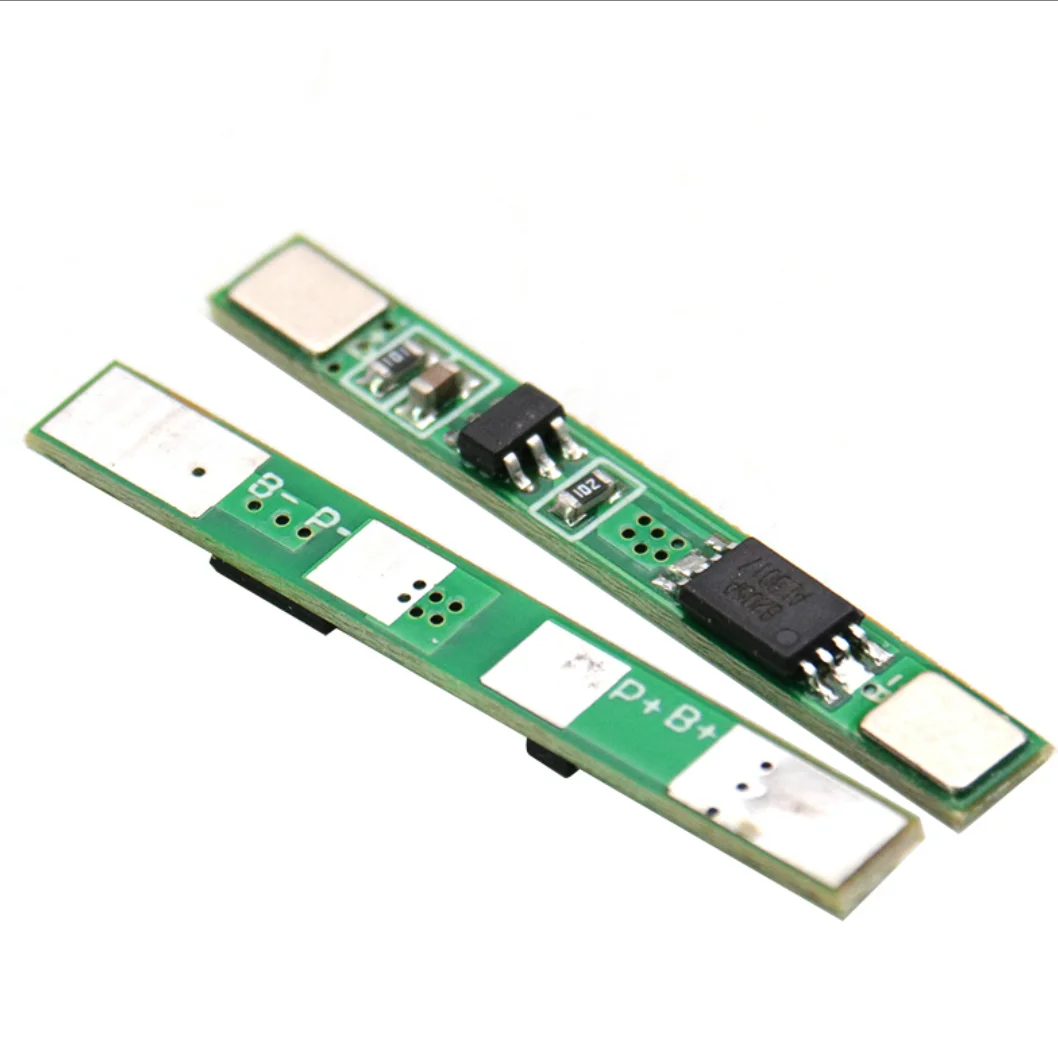 10PCS  3.7V lithium battery charging protection board module is suitable for polymer 18650 and can be spot welded with multiple