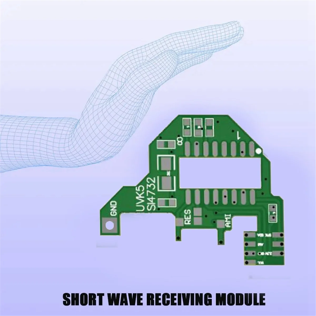 Efficient SI4732 Module+USB Programming Cable Shortwave Modification Module