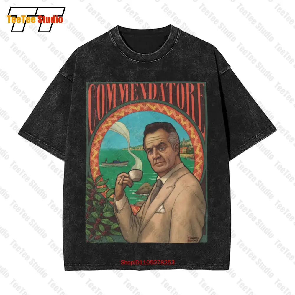 تي شيرت Commendatore Paulie Gualtieri من The Sopranos The Mafia Series Vintage كبير الحجم 2EP0