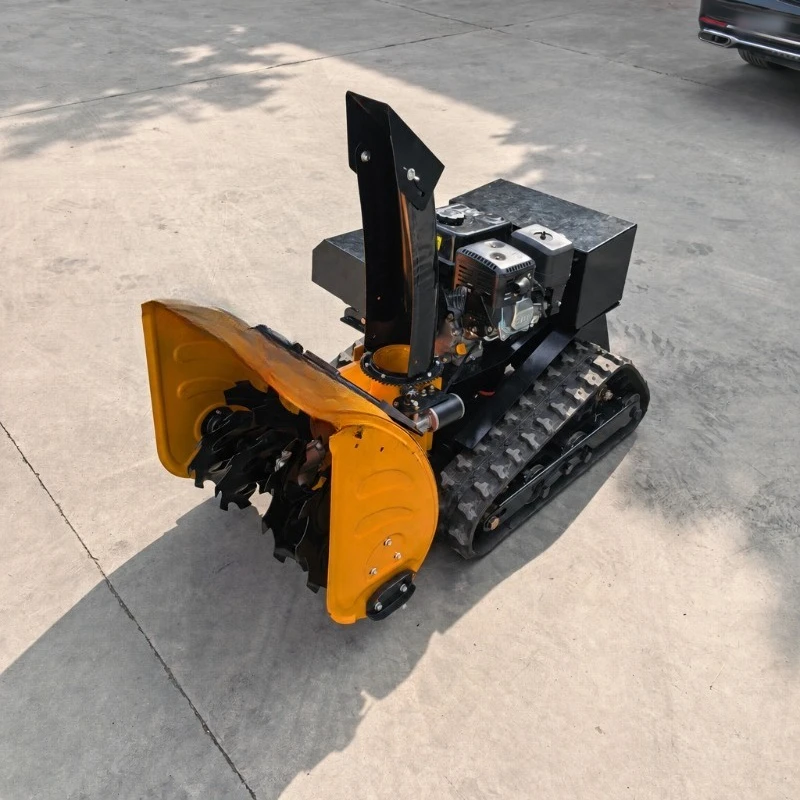 Cordless Electric Remote Control Snow Thrower Battery Powered Portable Lightweight Snow Blower Snow Removal Machine for Home