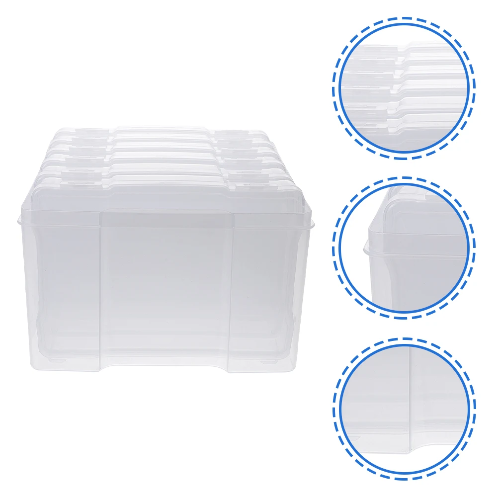 Photo Storage Box Greeting Card ganizer Containers Photo Boxes Storage Desktop Craft Supplies Scrapbooking Kits Sewing Crafts