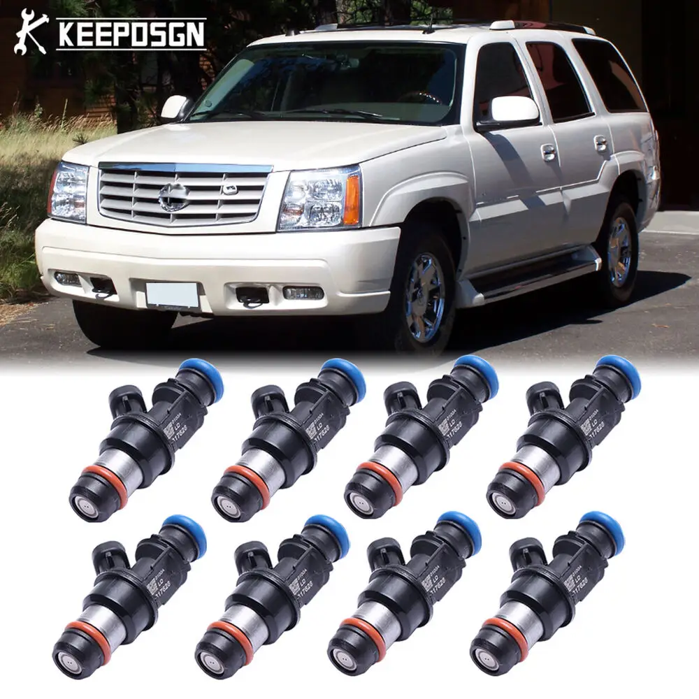 

8pcs Fuel Injectors OE 25317628 Fit For 2002-2006 Cadillac Escalade 5.3L 6.0L V8