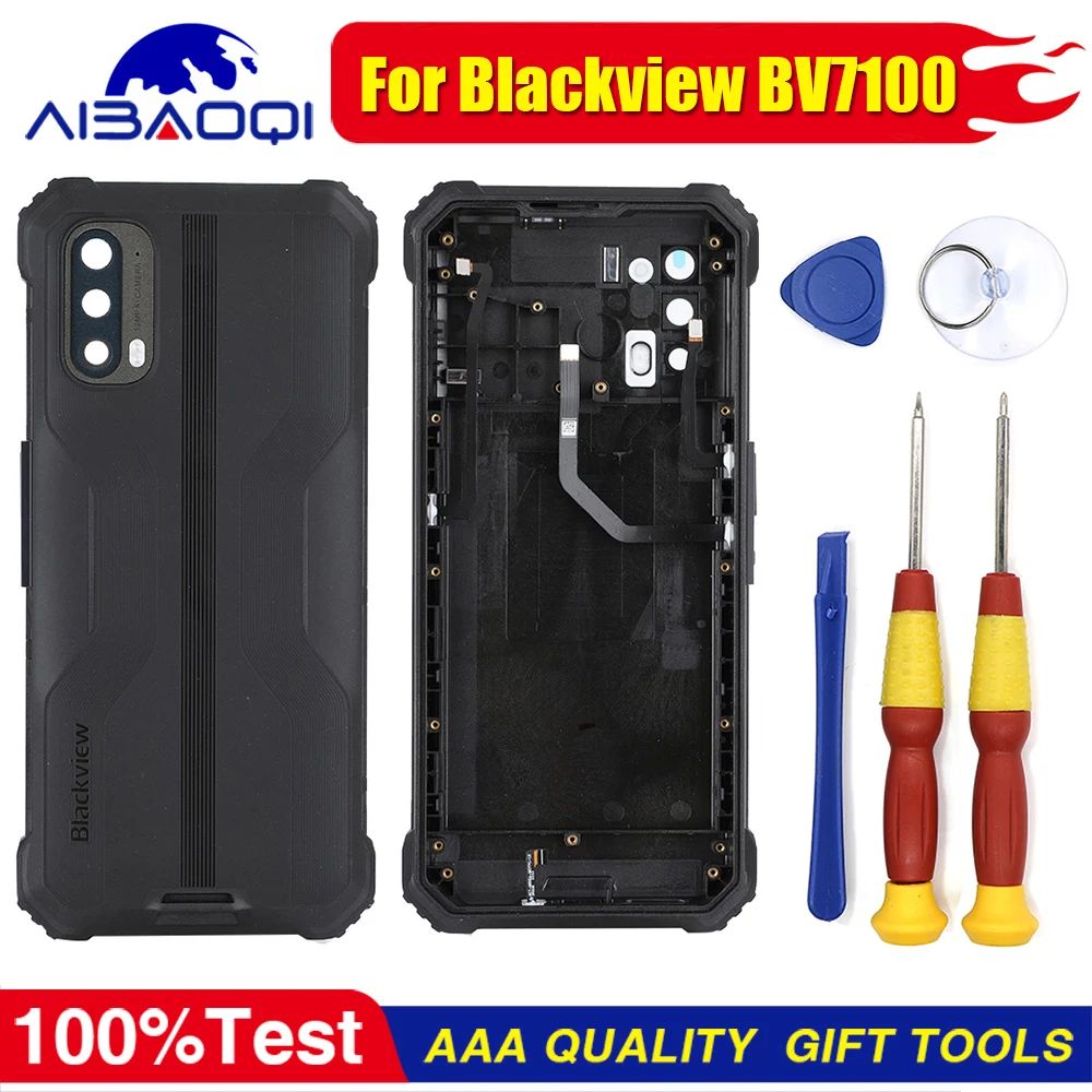 XUNQIYI 100% New Protective Battery Case Back Cover + Lens For Blackview BV7100 Phone Perfect Replacement Parts