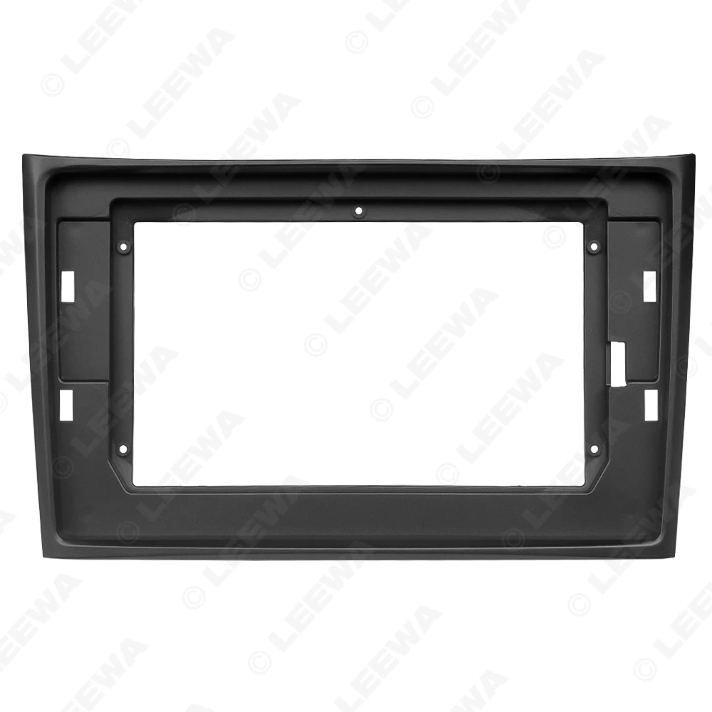 LEEWA Car Audio 10.1 "Grote Scherm Head Unit Dash Fascia Panel Frame Kit Adapter Voor Volvo XC90 2002-2014 Radio Dash Frame # CA7945