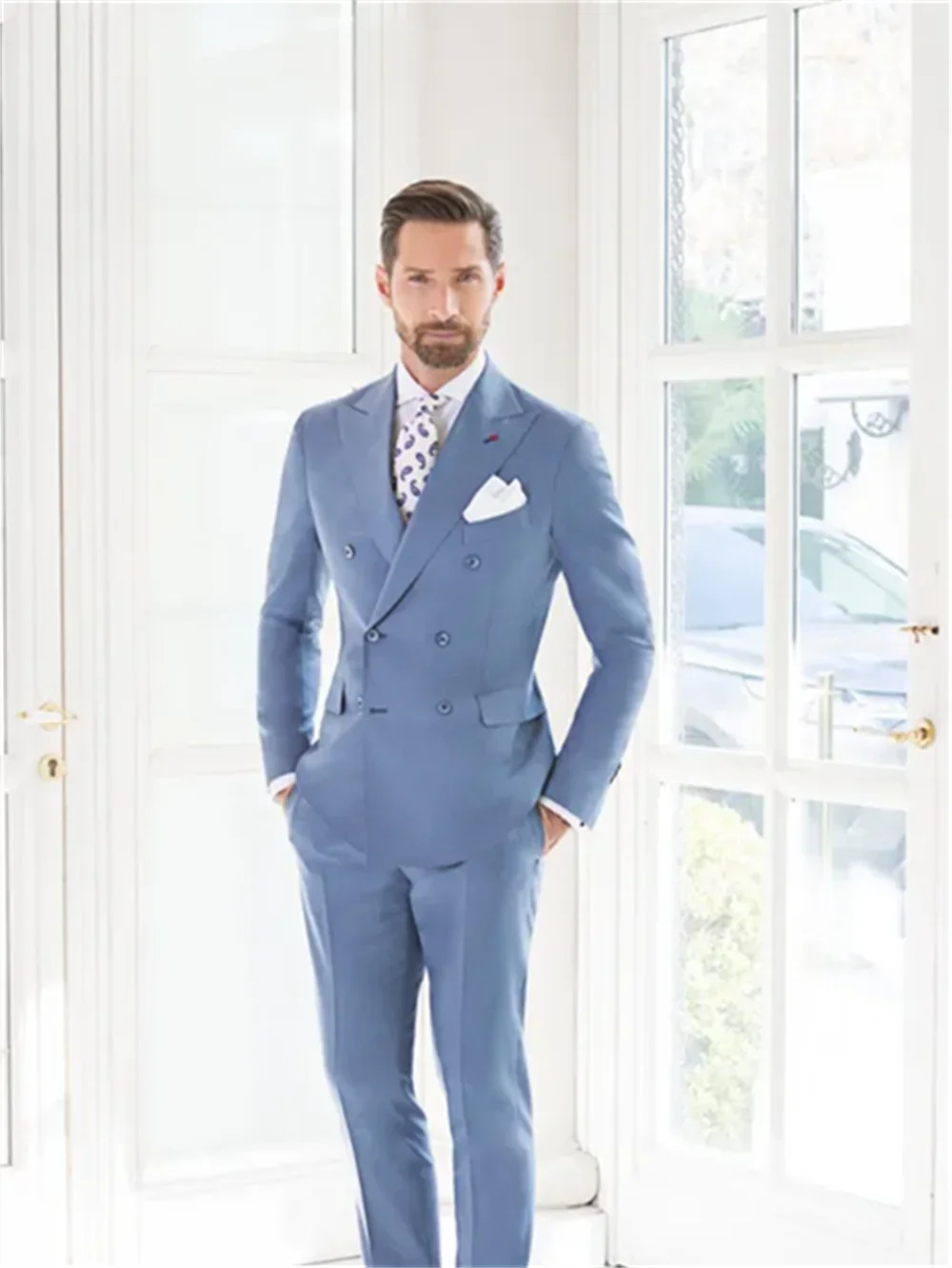 2-Piece Slim Fit Me… - image