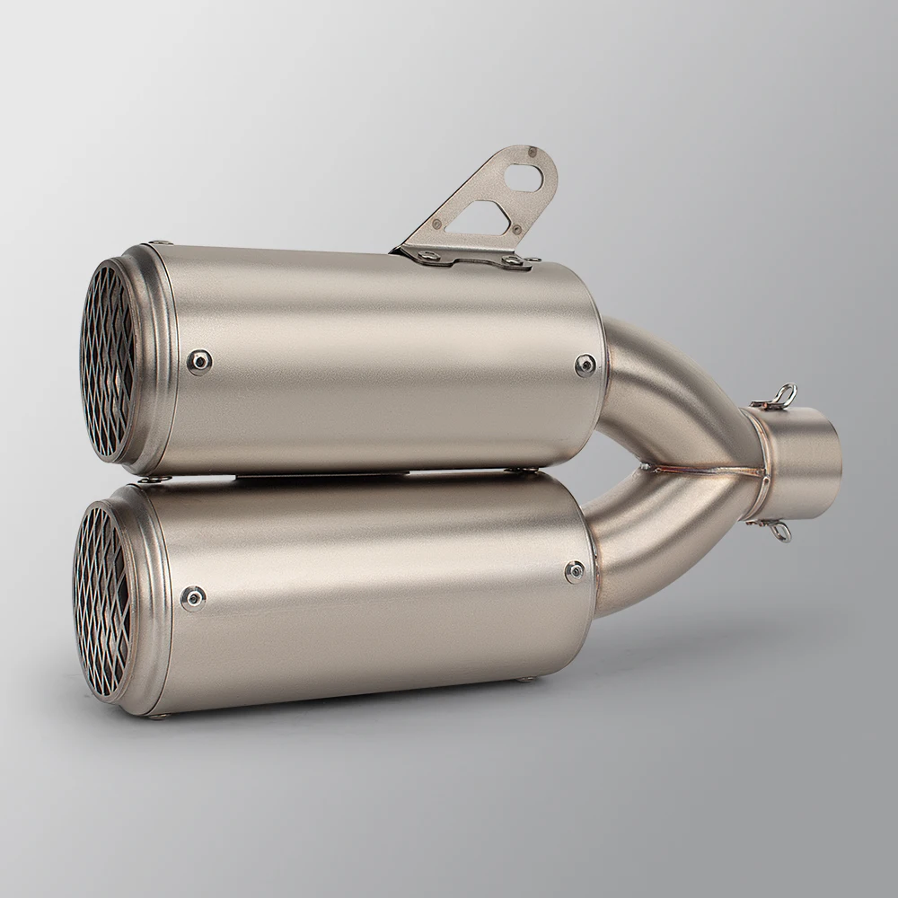 

Motorcycle Exhaust Muffler 51MM Racing Escape Project Tail Tube For CBR650R XL750 Transalp Trident 660 Daytona 675 NX500 GSXR750