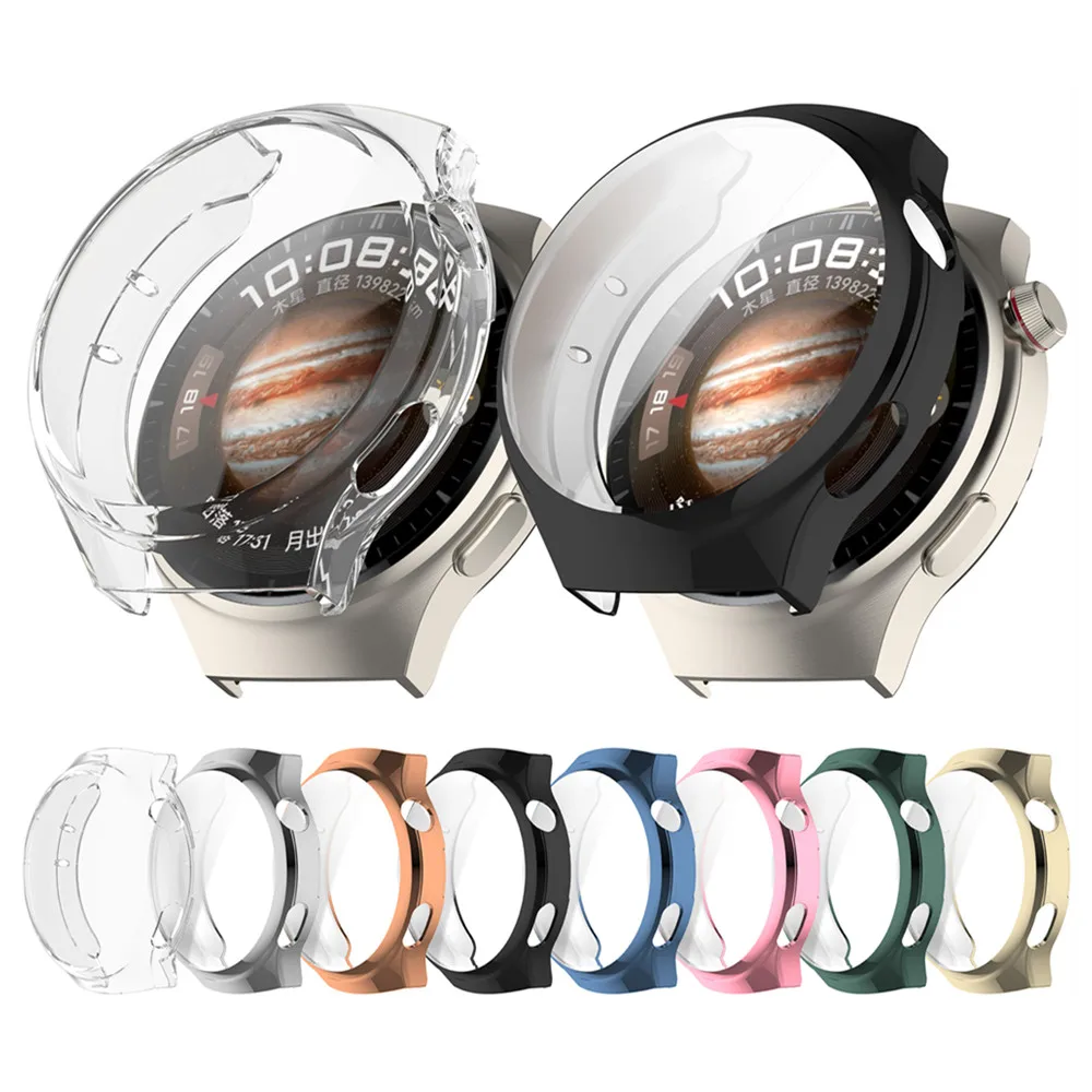 Huawei Watch 4 4Pro 소프트 TPU용 보호 케이스 모든 항목을 포함하는 케이스 커버 보호 쉘 범퍼 시계 액세서리