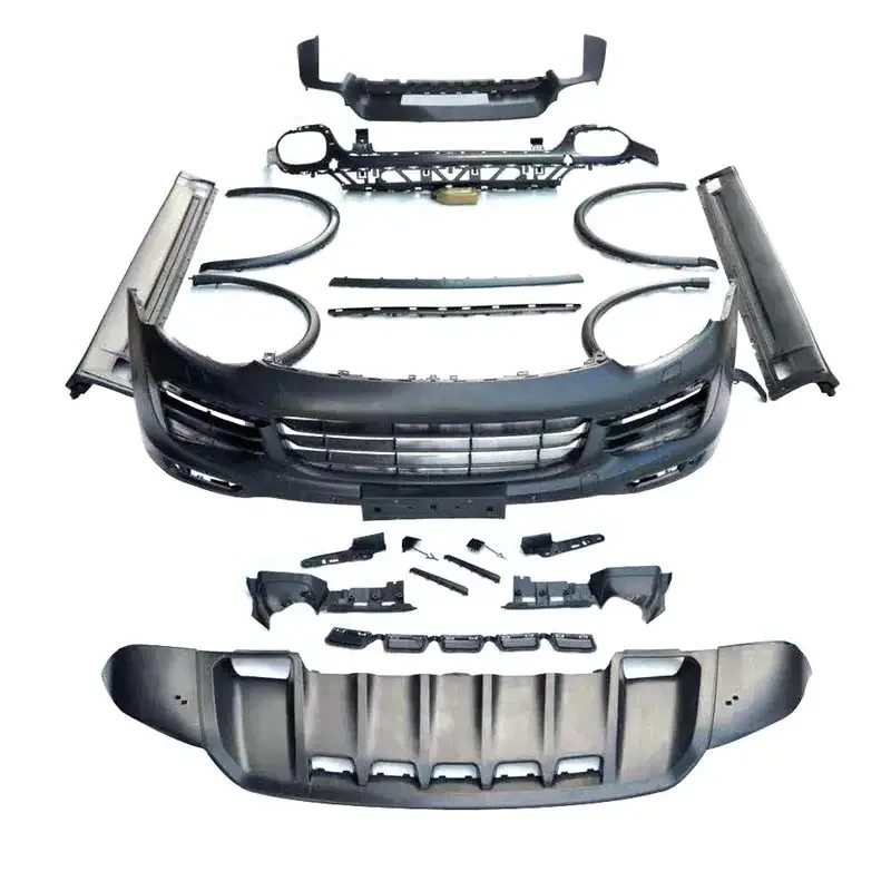 

New Condition Front Bumper Skid Plate Assemb Body Kits for Cayenne 958.2 Turbo GTS Style 2015-17