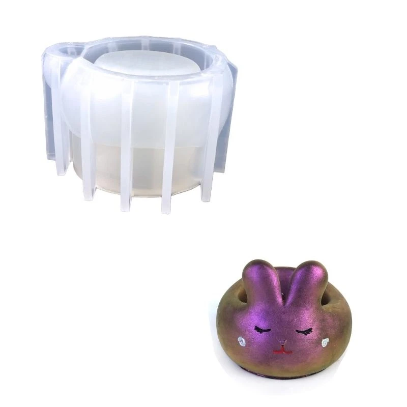 

Лоток для хранения кролика/кошки, форма для самостоятельного изготовления эпоксидной смолы, сделай сам, поделки, форма для