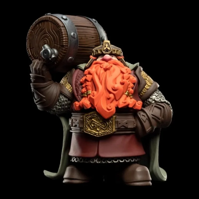 Q-version GIMLI Dwarf King Golden Gimli Barrel Limited Edition Figurine Gift for Boyfriend