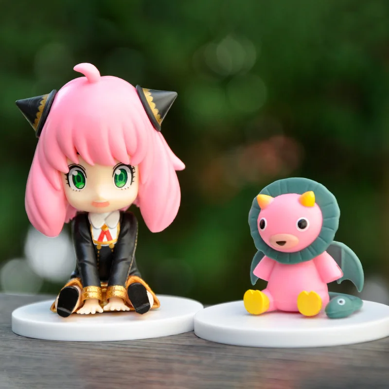 새로운 SPY×FAMILY Anya Forger Yor Forger Loid 애니메이션 만화 캐릭터 피규어 모델 맞춤형 테이블 장식 장식품 장난감 선물