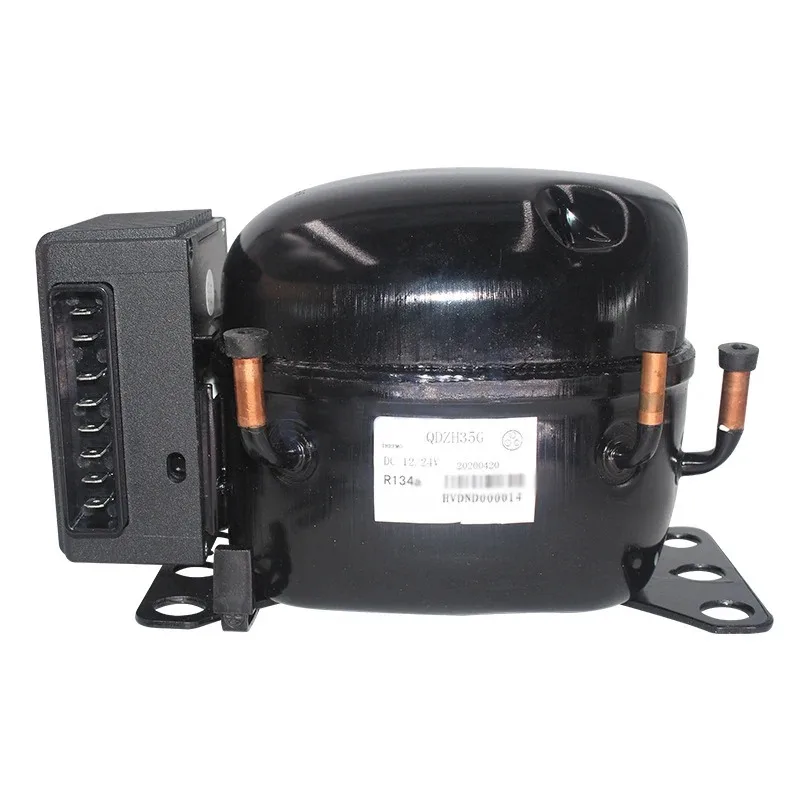 NEW Qdzh35G Dc Compressor Car Refrigerator Air Compressor R134Ar600A12/24Vdc Series Car Refrigeration
