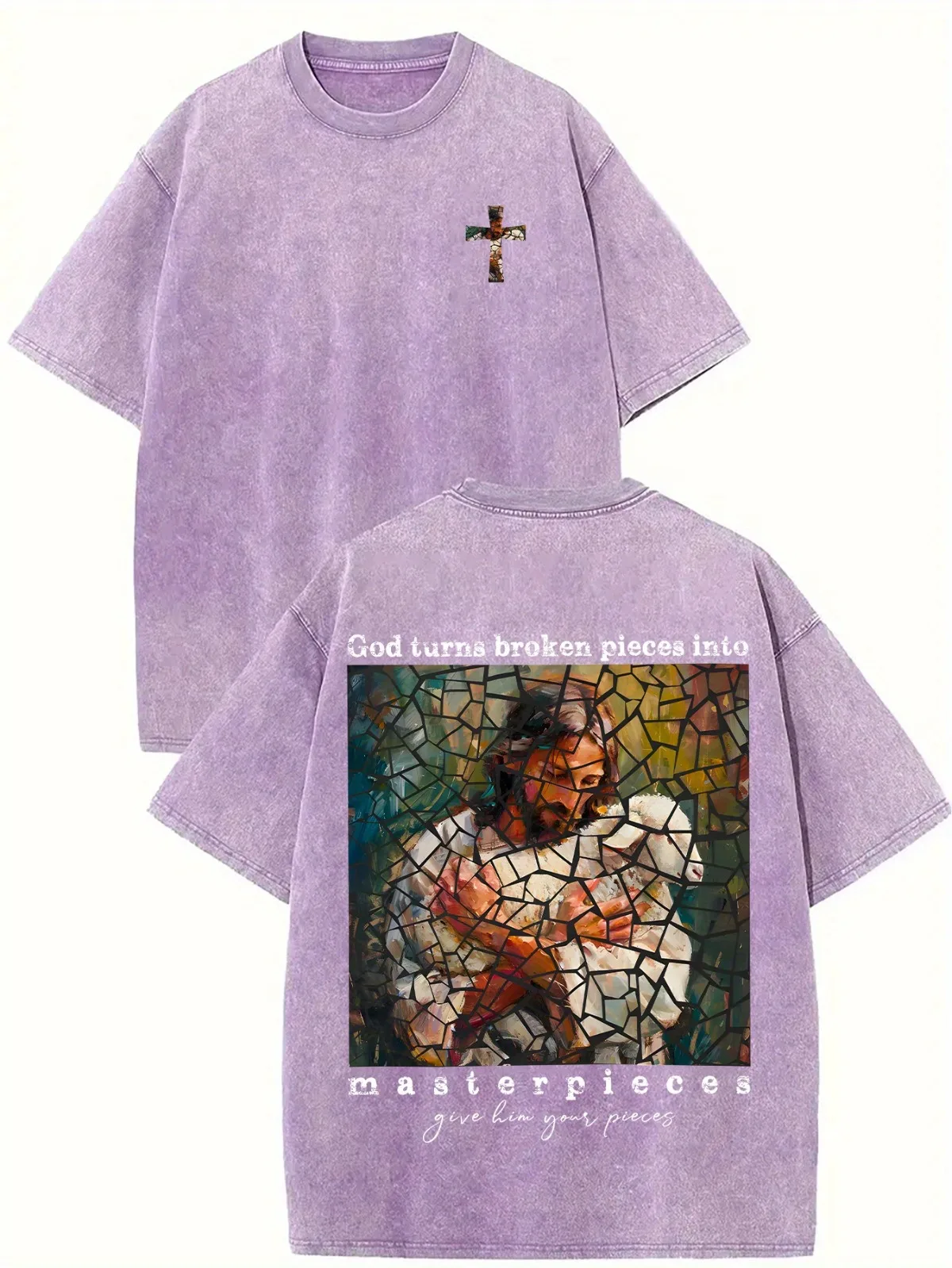 الرجال عارضة أزياء الرجعية غسلها القطن على الوجهين عميق الله نمط تي شيرت مطبوع السفر في الهواء الطلق الاتجاه الحضري خمر قمم